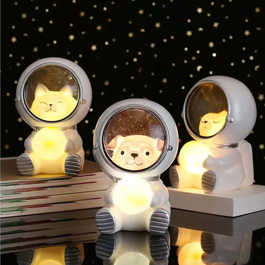 Miniatura 12 de Lampara Luz Nocturna Animales Astronauta